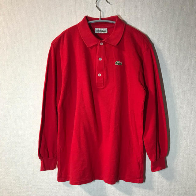 LACOSTE(ラコステ)のLACOSTE ラコステ 80s ビンテージ ラガーシャツ 長袖ポロシャツ メンズのトップス(ポロシャツ)の商品写真