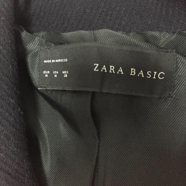 ZARA(ザラ)のzara | 切り替えレザーコート レディースのジャケット/アウター(ロングコート)の商品写真