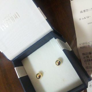 ジュエリーツツミ(JEWELRY TSUTSUMI)の【新品未使用】ジュエリー ツツミ K18 YG ピアス(ピアス)