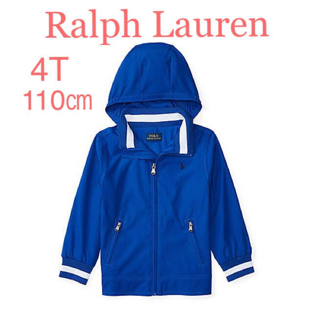 Ralph Lauren(ラルフローレン)の新品ラルフローレンフード付きウインドブレーカー4t110センチ キッズ/ベビー/マタニティのキッズ服男の子用(90cm~)(ジャケット/上着)の商品写真