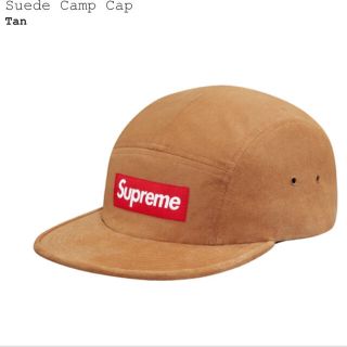 シュプリーム(Supreme)のsupreme suede camp cap  ボックスロゴ キャップ(キャップ)