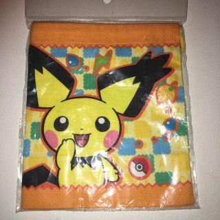 ポケモン(ポケモン)のポケットモンスター ギザみみピチュー廃盤終売こども用コップ袋 ポッチャマもいます(その他)