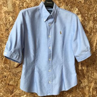 ラルフローレン(Ralph Lauren)のRALPH LAUREN スーパースリムフィットシャツ  13号 大きいサイズ(シャツ/ブラウス(半袖/袖なし))