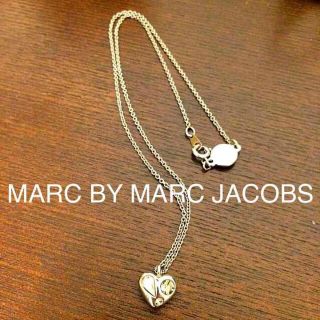 マークバイマークジェイコブス(MARC BY MARC JACOBS)のマークバイのシルバーハートネックレス(ネックレス)