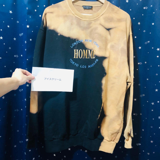 Balenciaga(バレンシアガ)の希少 新品 タグ付き BALENCIAGA HOMME SWEATERスウェット メンズのトップス(スウェット)の商品写真