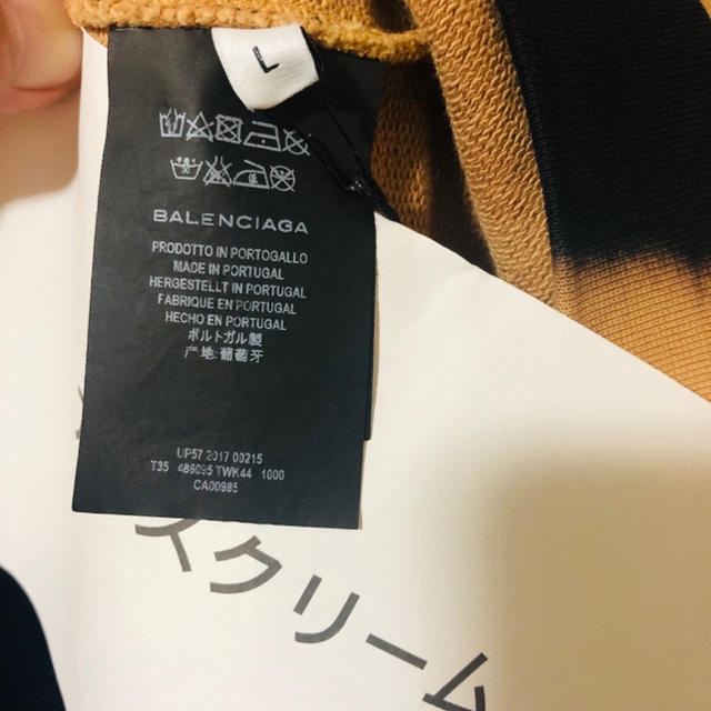 Balenciaga(バレンシアガ)の希少 新品 タグ付き BALENCIAGA HOMME SWEATERスウェット メンズのトップス(スウェット)の商品写真