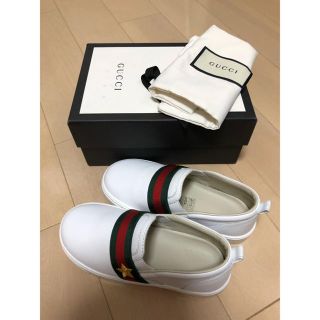 グッチ(Gucci)の【新品】GUCCI グッチ スリッポン スニーカー 靴 サイズ26 16cm(スリッポン)