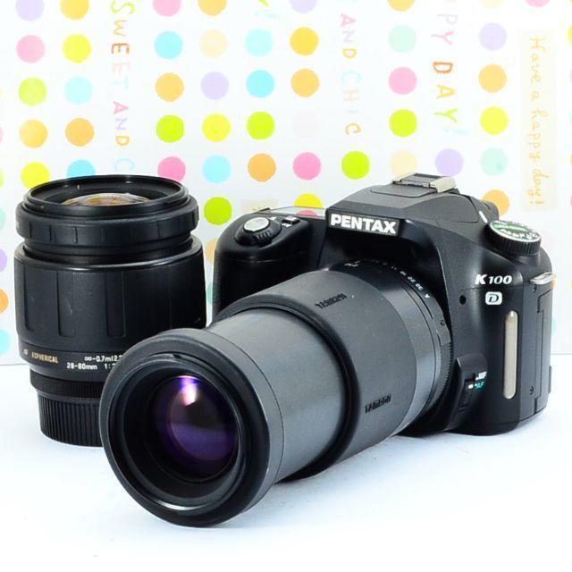 ✨高コスパ✨デキるダークホース✨ペンタックス PENTAX K100Dカメラ