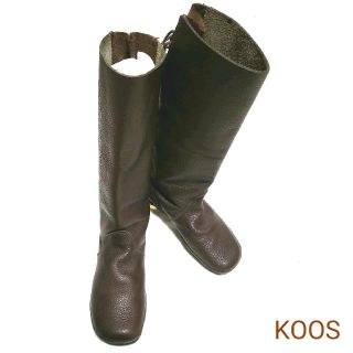 コース(KOOS)の美品( *´艸) KOOS コース ルーカスL レザーロングブーツ モカ 39(ブーツ)