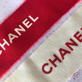 シャネル(CHANEL)のシャネル 2018 ホリデーライン ワイドリボン  レア ラッピング (ラッピング/包装)