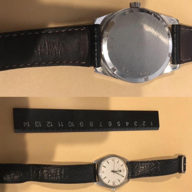 ZENITH(ゼニス)のbleuyourmind様専用 Zenith腕時計 黒 シルバー メンズの時計(腕時計(アナログ))の商品写真