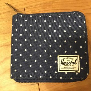 ハーシェル(HERSCHEL)のハーシェル 二つ折り財布 ネイビーDOT(折り財布)