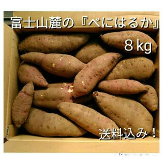 富士山麓で収穫したサツマイモ「べにはるか」8kg　181204(野菜)