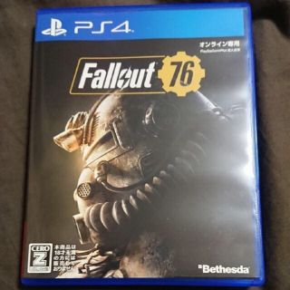 プレイステーション4(PlayStation4)の新品同様 fallout76 ps4  フォールアウト76(家庭用ゲームソフト)