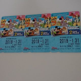 ディズニー(Disney)のDisney Resort LINE 2day pass(遊園地/テーマパーク)