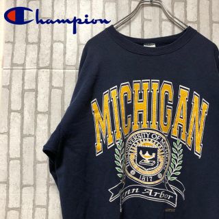 チャンピオン(Champion)のチャンピオン トレーナー 90s 古着 ビックロゴ(スウェット)