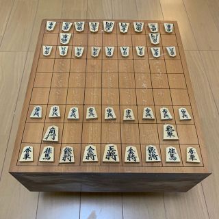 【BISHOP様専用】将棋盤 五寸 へそ有 ＆ 駒(囲碁/将棋)