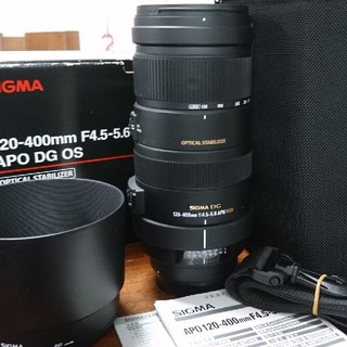 最終値下げ SIGMA 120-400mm APO DG OS キャノン用レンズ(ズーム)