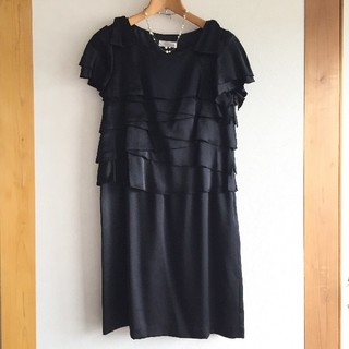 【fumiさん専用！】ブラック　フォーマル　ドレス　ワンピース(ミディアムドレス)