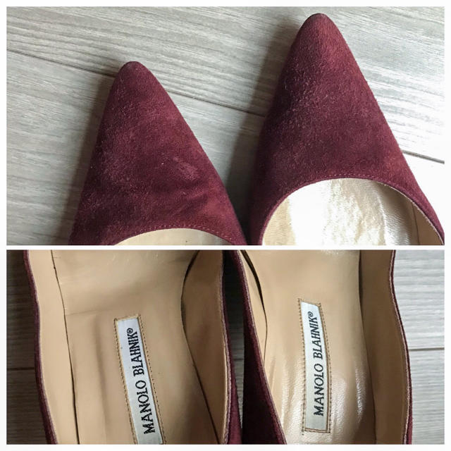 MANOLO BLAHNIK(マノロブラニク)のManolo Blahnikマノロブラニク パンプス37 24 23.524.5 レディースの靴/シューズ(ハイヒール/パンプス)の商品写真