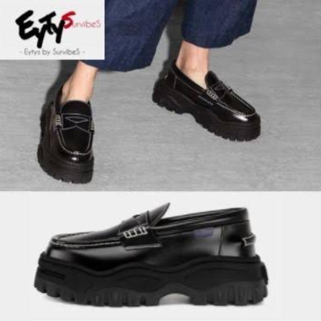 現金特価】 ACNE - ☆専用☆eytys/angelローファー/black スニーカー