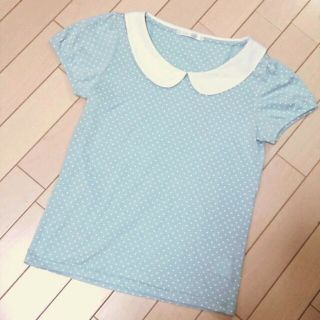 レトロガール(RETRO GIRL)のレトロガール＊丸襟パフスリーブ(Tシャツ(半袖/袖なし))