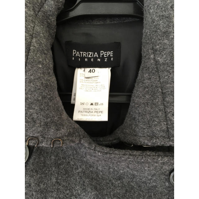 パトリツィアぺぺpatrizia pepe ウールコートグレー40