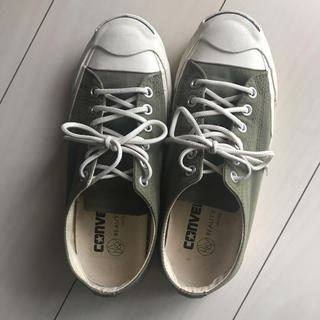 ビューティアンドユースユナイテッドアローズ(BEAUTY&YOUTH UNITED ARROWS)のconverse ジャックパーセル × BEAUTY & YOUTH カーキ(スニーカー)