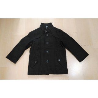 ザラキッズ(ZARA KIDS)の★美品★ザラキッズ　フォーマル　メルトンウールコート 黒　110ｃｍ(ジャケット/上着)