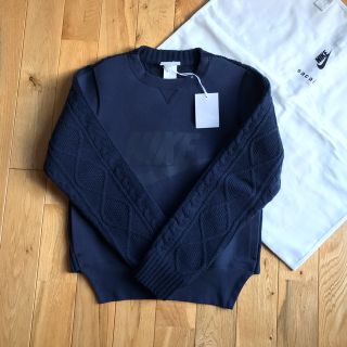 サカイ(sacai)のナイキ × サカイ バックケーブルニット テックフリース(ニット/セーター)