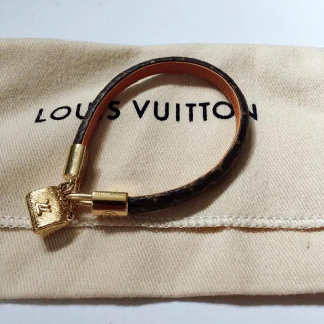 【美品】LOUISVUITTON レザーブレスレット