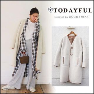 トゥデイフル(TODAYFUL)のTODAYFUL コクーンボアコート(ロングコート)