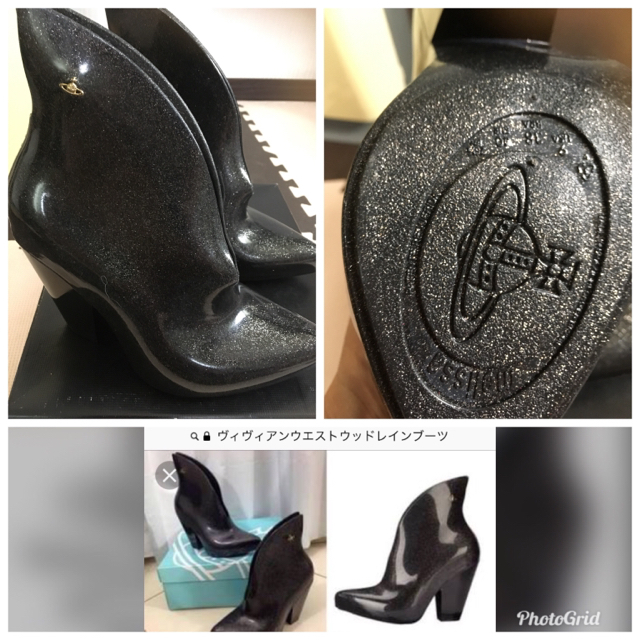 Vivienne Westwood(ヴィヴィアンウエストウッド)の新品未使用！ネット完売！ヴィヴィアンウエストウッド  メリッサコラボ ブーツ！ レディースの靴/シューズ(ブーツ)の商品写真