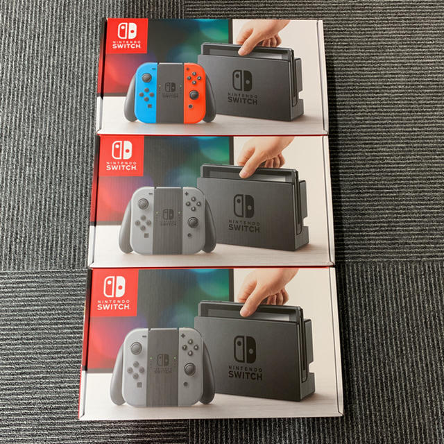 Nintendo Switch ニンテンドー スイッチ 本体 3台セット