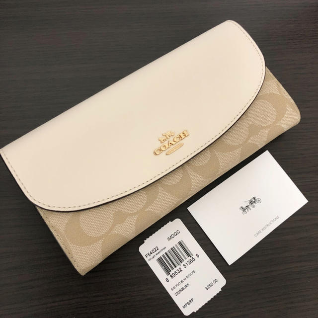 COACH コーチ 長財布 シグネチャー チョーク ホワイト - www.glycoala.com