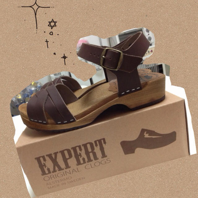 EXPERTローヒールサンダル レディースの靴/シューズ(サンダル)の商品写真