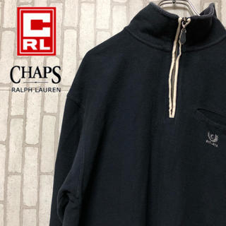 チャップス(CHAPS)のchaps  ラルフローレン 90s ハーフジップ プルオーバー ニット(ニット/セーター)