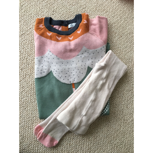 NEXT(ネクスト)の古着 イギリス初おしゃれワンピース⭐︎ キッズ/ベビー/マタニティのキッズ服女の子用(90cm~)(ワンピース)の商品写真