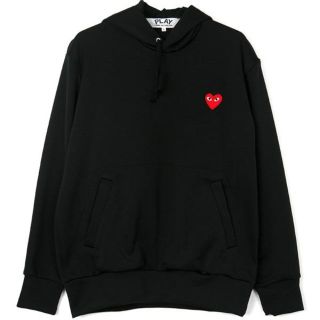 コムデギャルソン(COMME des GARCONS)のPLAY コムデギャルソン ジャージ プルオーバー BLK / L(パーカー)