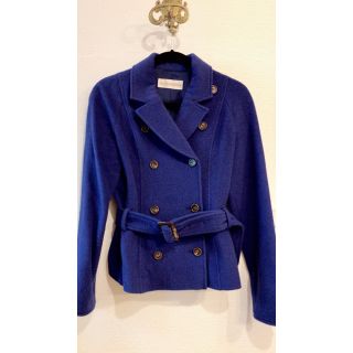 ルシェルブルー(LE CIEL BLEU)の美品 ルシェルブルー購入 MANIANIENNA コート(ニットコート)