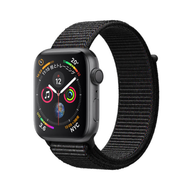 Apple Watch(アップルウォッチ)のApple Watch Series 4 GPSモデル 44mm スポーツループ スマホ/家電/カメラのスマホ/家電/カメラ その他(その他)の商品写真