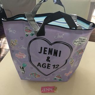 ジェニィ(JENNI)の☆JENNI 12歳コラボWフェイス♡トートバック チャーム付(トートバッグ)