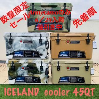 先着セール アイスランドクーラーボックス 45QT ICELAND cooler(その他)