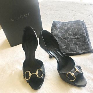 グッチ(Gucci)のGucci 黒 パンプス 美品(ハイヒール/パンプス)