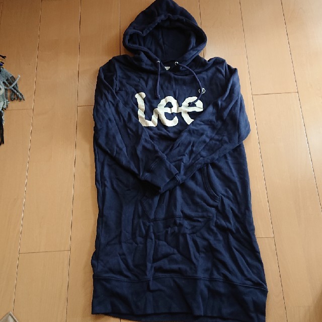 Lee(リー)のLee パーカーワンピース ネイビー レディースのトップス(パーカー)の商品写真
