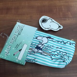 スヌーピー(SNOOPY)のヘアアイロンケース SNOOPY新品(ポーチ)