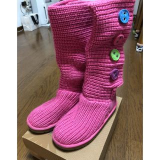 アグ(UGG)の限定値下げ中！UGG ニットブーツ 子供(ブーツ)