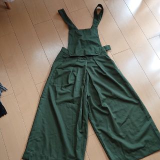 ダブルクローゼット(w closet)の専用です！美品 wcloset 2wayサロペット カーキ(サロペット/オーバーオール)