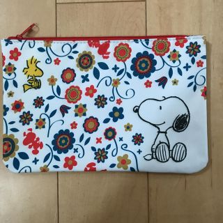 スヌーピー(SNOOPY)のスヌーピー 花柄ポーチ(ポーチ)