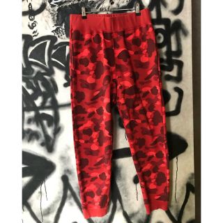 アベイシングエイプ(A BATHING APE)のBAPE color camo sweat pants(ワークパンツ/カーゴパンツ)